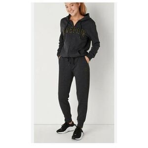 VS pink XXL grey sweatsuit:tracksuit hoodie & joggers